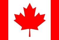Generic Canadian flag graphic