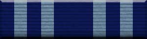 Military ribbon image of the Air and Space Longevity Service Award