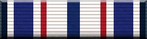 Color image of the Air Force Developmental Special Duty Ribbon military award ribbon