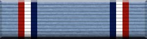 Military ribbon image of the Air Force Good Conduct Medal