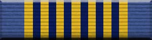Color image of the Airman's Medal military award ribbon