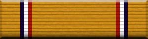 Color image of the American Defense Service Medal military award ribbon