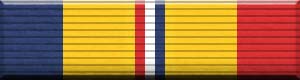 Color image of the Combat Action Ribbon military award ribbon