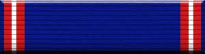 Color image of the Commander of the Royal Victorian Order military award ribbon