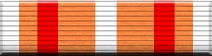 Color image of the Commanders Commendation Award (CAP) military award ribbon