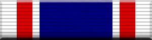 Color image of the Disaster Relief Ribbon (CAP) military award ribbon