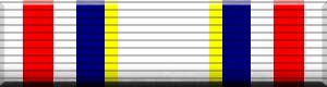 Military ribbon image of the Exceptional Service Award award