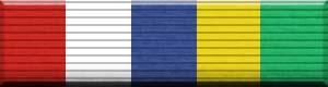 Color image of the Inter-American Defense Board Medal military award ribbon