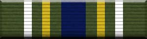 Color image of the Korean Defense Service Medal military award ribbon