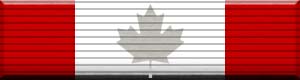 Color image of the Member of the Order of Canada military award ribbon