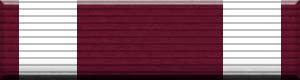 Color image of the Meritorious Service Medal military award ribbon