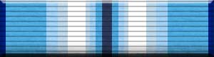 Military ribbon image of the Navy Arctic Service Ribbon