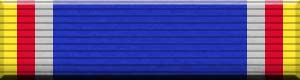 Military ribbon image of the Navy Basic Military Training Honor Graduate Ribbon