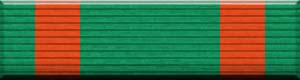 Color image of the Navy / Marine Corps Achievement Medal military award ribbon