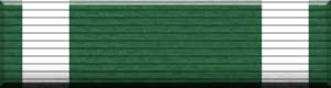 Color image of the Navy / Marine Corps Commendation Medal military award ribbon