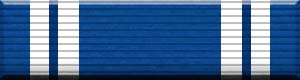 Color image of the Non-Article 5 NATO Medal - International Security Assistance Force (Afghanistan) military award ribbon