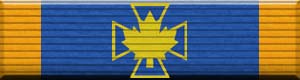 Color image of the Officer of the Order of Military Merit military award ribbon