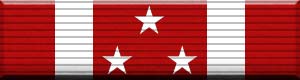 Color image of the Philippine Defense Medal military award ribbon