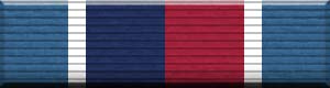 Color image of the United Nations - Mission in Haiti military award ribbon