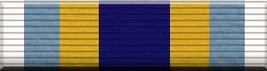 Color image of the USAF Basic Military Training Honor Graduate Ribbon military award ribbon
